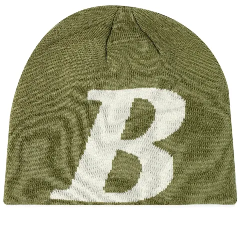 B Logo Skully Beanie