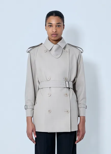 Double-Breasted Trench Coat