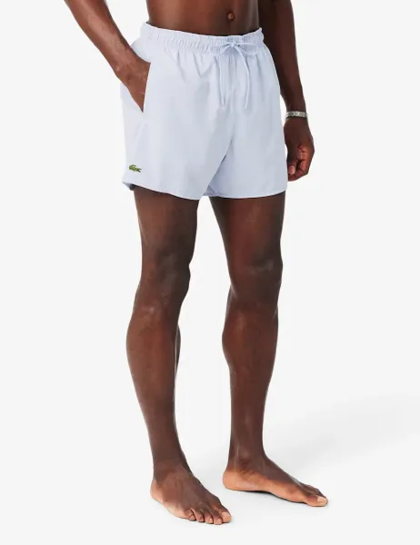 Lacoste Quick Dry Swim Trunks Light Blue
