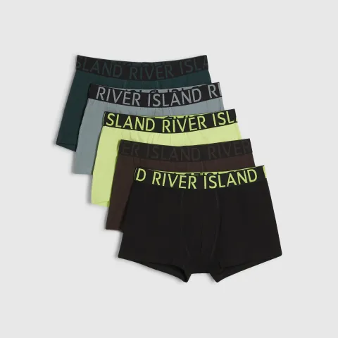 River Island Mixed Pack Of 5 Trunks