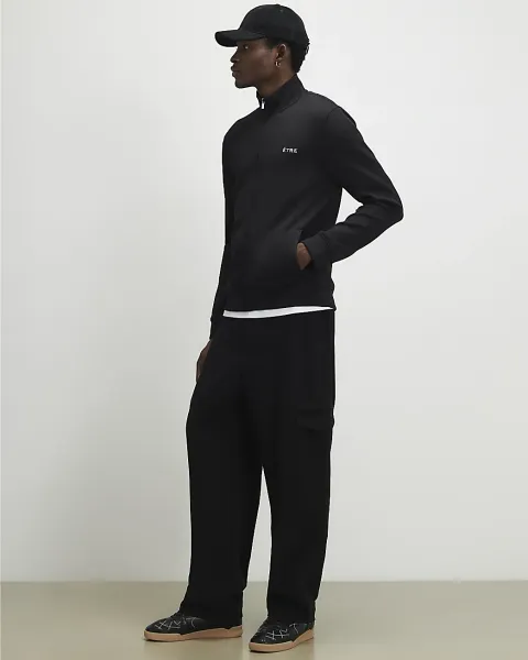 River Island Muscle Fit Etre Zip Through Jacket