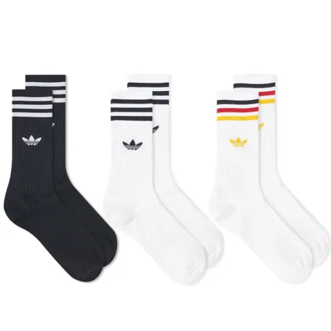 Solid Crew Sock - 3 Pack