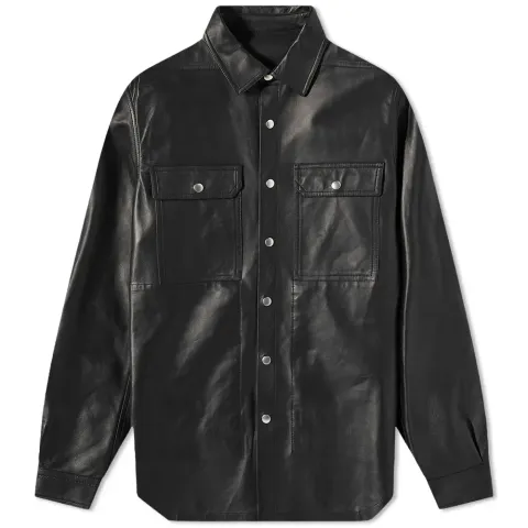 Leather Overshirt