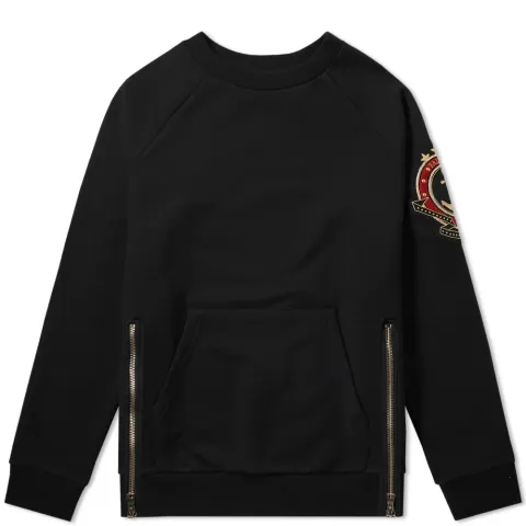 Raglan Badge Crew Sweat