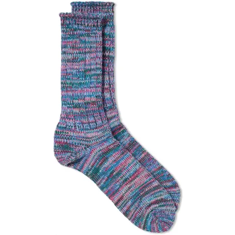 5 Colour Mix Crew Sock