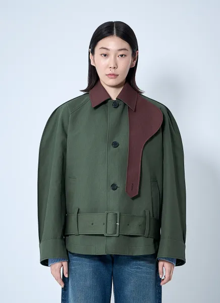 Rounded Blouson Jacket