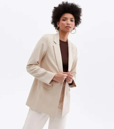 Women's Stone Relaxed Fit Blazer