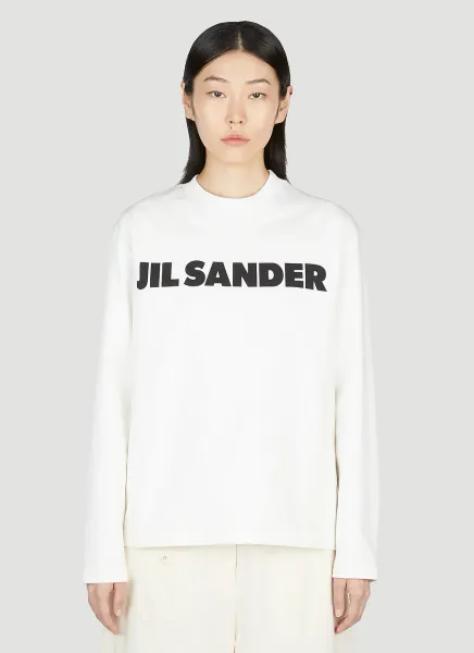 Logo Print Long Sleeve T-Shirt