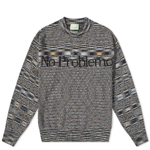Space Dye No Problemo Crew Sweat
