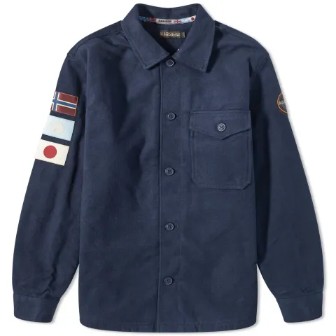 Clinch Patch Logo Overshirt
