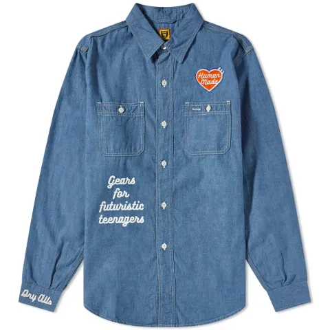 Chambray Embroidered Shirt