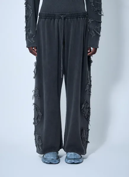 Distressed Logo Track Pants