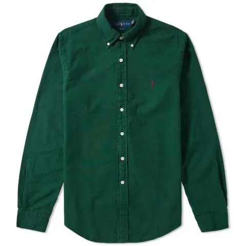 Slim Fit Garment Dyed Oxford Shirt