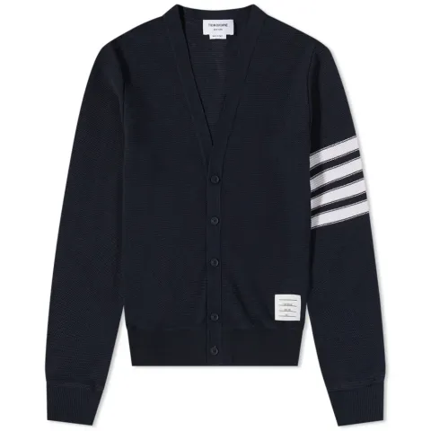 Chunky 4 Bar Cotton Cardigan