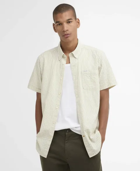 Cresswell Seersucker Regular Short-Sleeved Shirt
