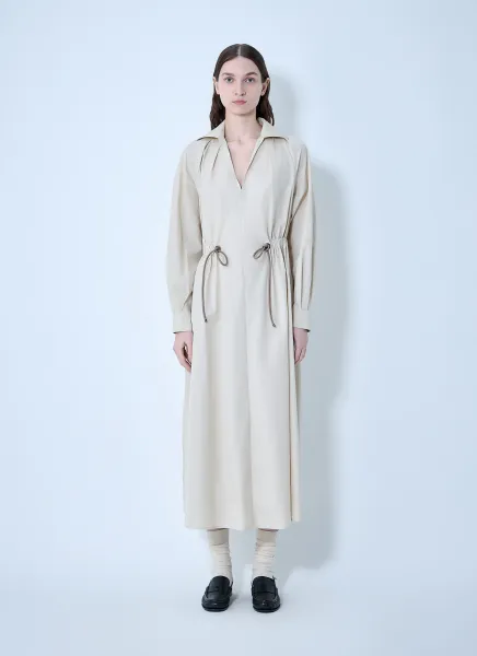 Pedaggi Cotton Popeline Midi Dress
