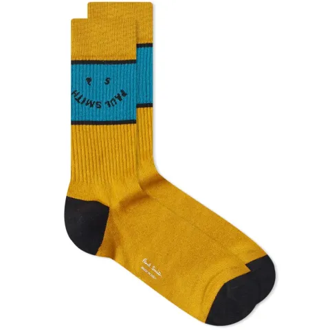 Happy Block Sock