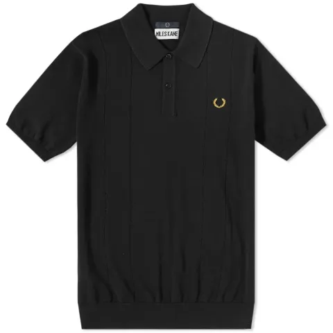 Fred Perry x Miles Kane Pointelle Knit Shirt