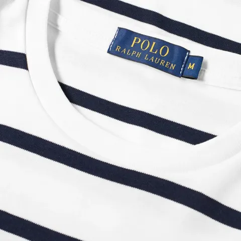 Long Sleeve Custom Fit Stripe Tee
