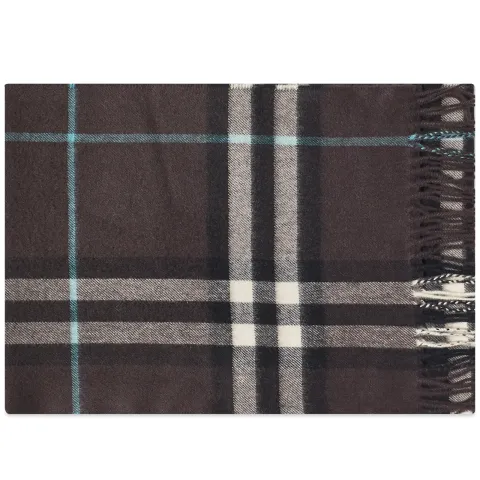 Giant Check Cashmere Scarf