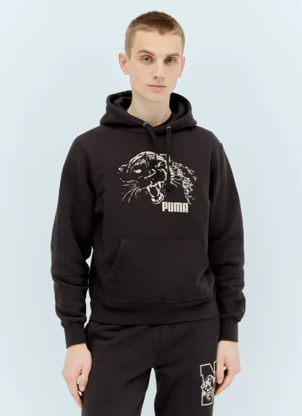 Logo Print Hooded Sweatshirt