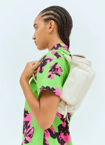 Pocket Nappa Leather Shoulder Bag