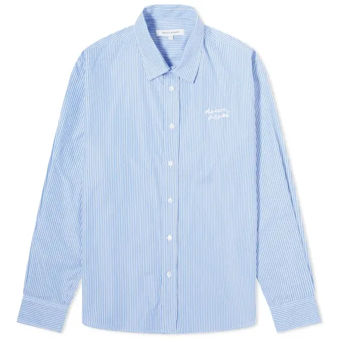 Maison Kitsuné Handwriting Casual Stripe Shirt