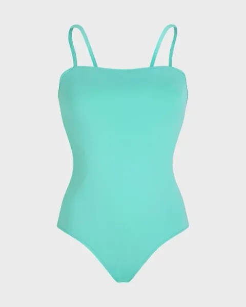 Vilebrequin Women Square Front Neckline One-piece Swimsuit Solid