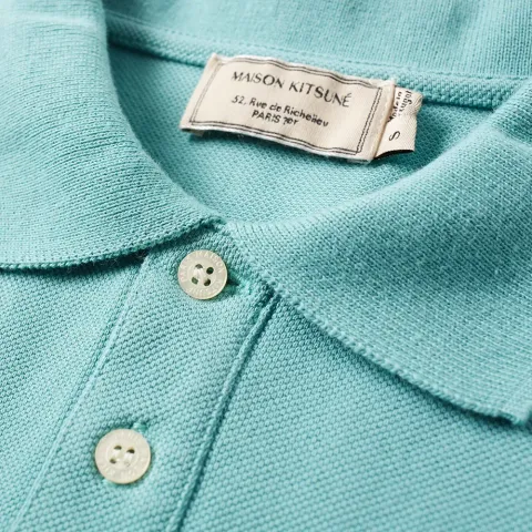 Maison Kitsuné Embroidered Fox Head Polo