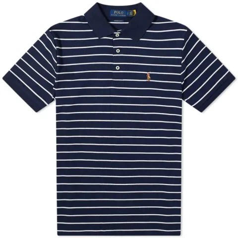 Striped Jersey Polo
