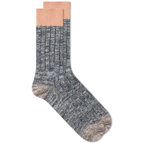 Twisted Contrast Sock
