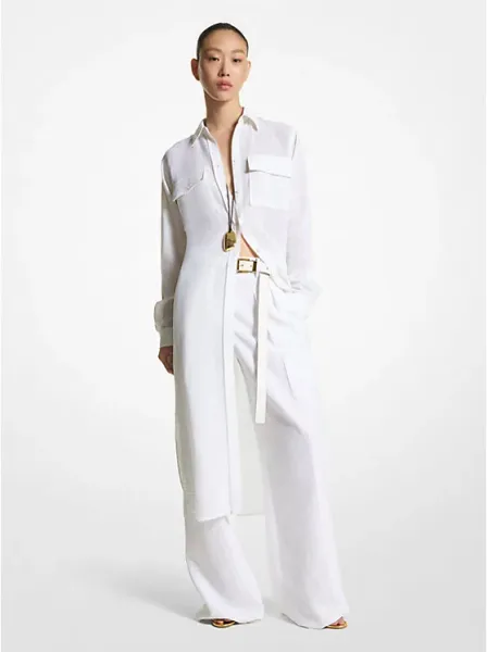 Michael Kors Linen Shirtdress