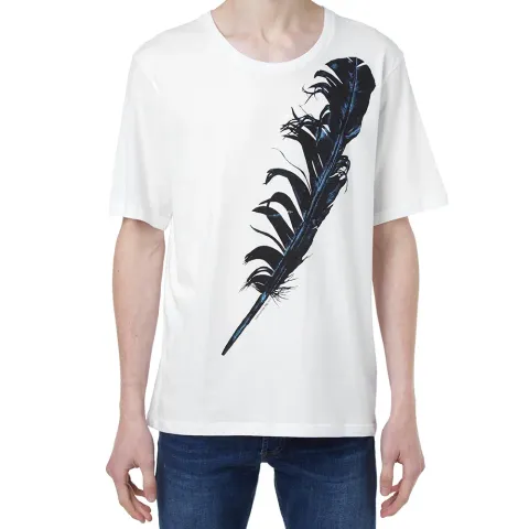 Single Feather Print Tee