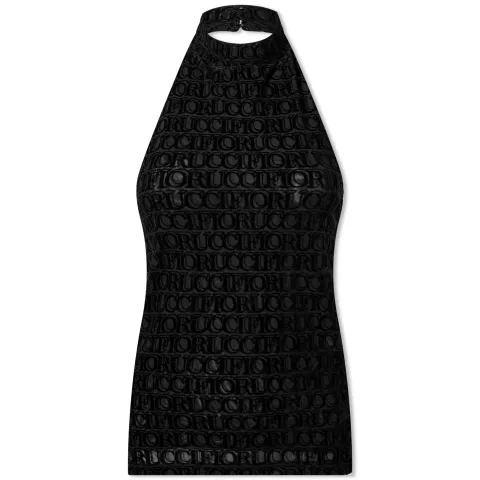 Monogram Halter Top
