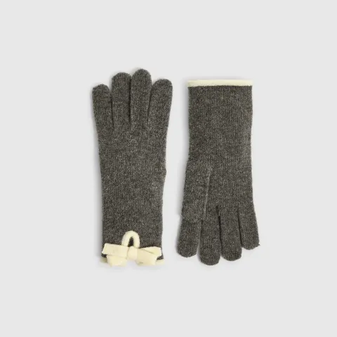 River Island Grey Knitted Gloves