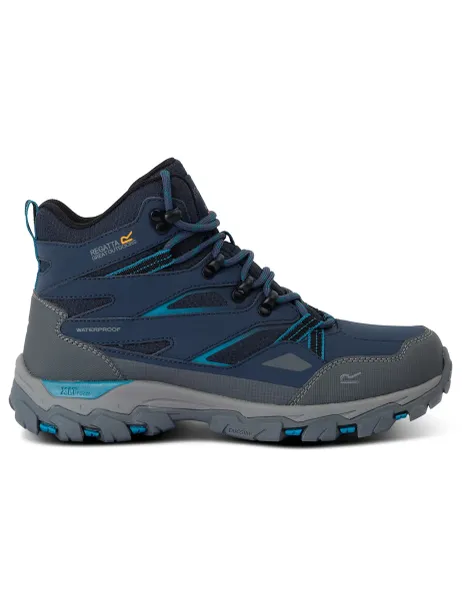 Regatta Holcombe III Waterproof Walking Boots Blue