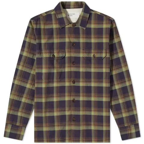 Madras Plaid Utility Shirt