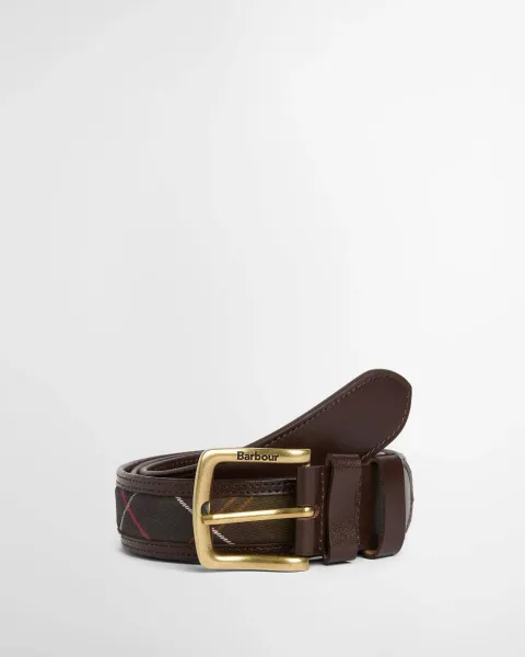Girvan Tartan Leather Belt