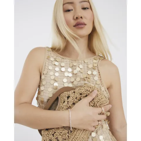 River Island Diamond Simulant Tennis Bracelet
