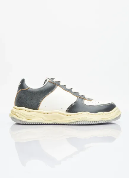 Wayne OG Vintage Sole Leather Sneakers
