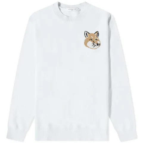 Mini Fox Head Intarsia Comfort Knit
