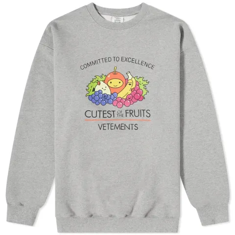 Cutest Of The Fruits Oversized Crew Sweat