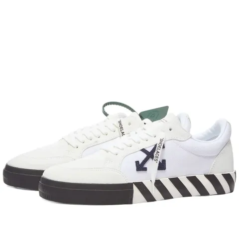 Low Vulcanised Canvas Suede Sneaker