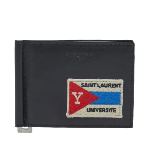 University Patch Bill Clip Wallet