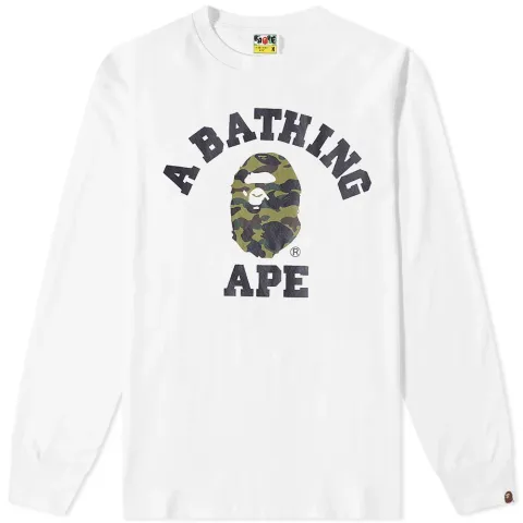 Long Sleeve 1st Camo College T-Shirt