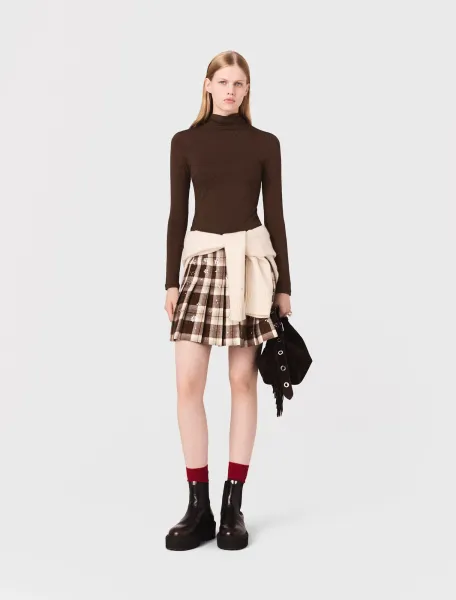Roll neck T-shirt