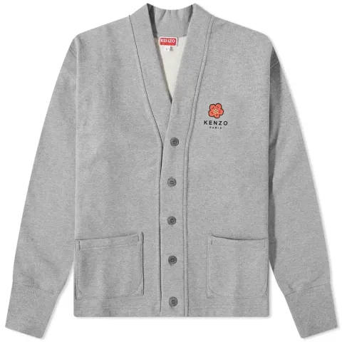 Kenzo Back Logo Jersey Cardigan