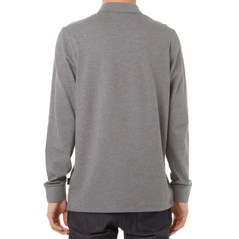 Regular Fit Long Sleeve Zebra Polo