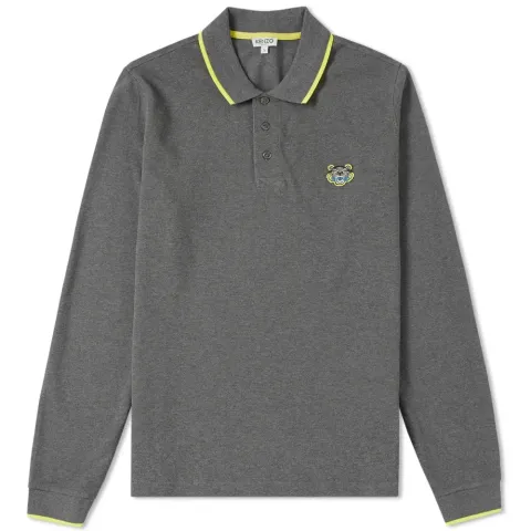 Long Sleeve Tiger Polo