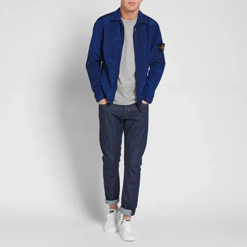 Nylon Metal Shirt Jacket